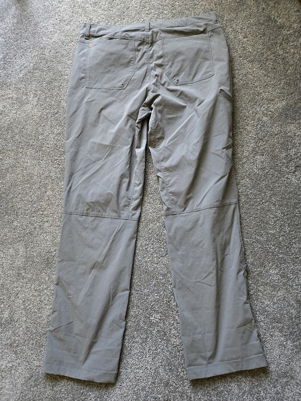 Orvis Dark Grey Pants with Orange Accent - Picture 3 of 7